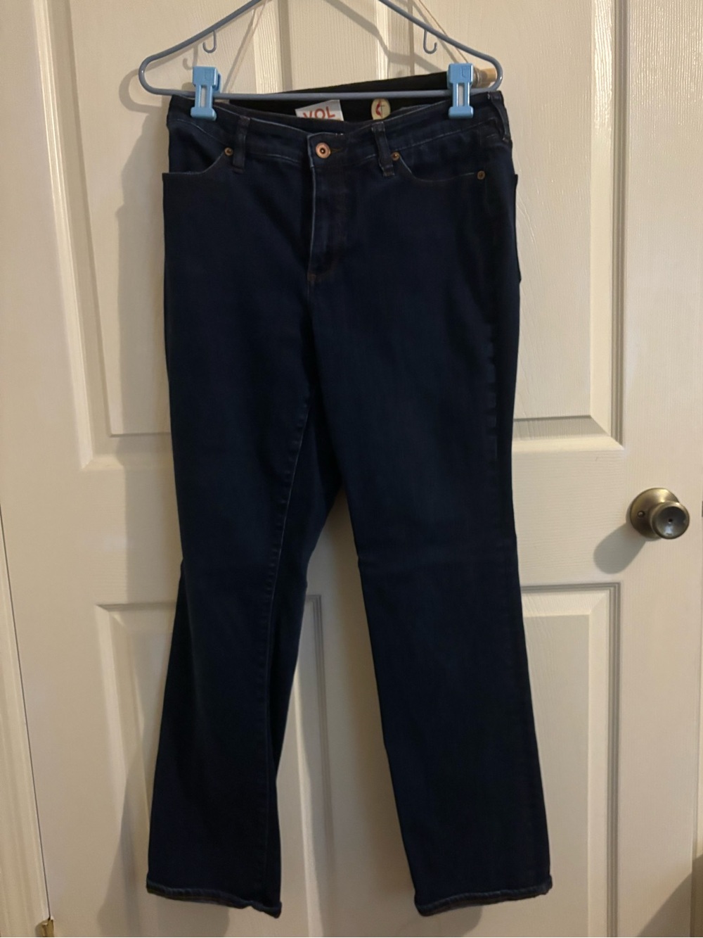 Lands' End Navy Straight Leg Women's Jeans